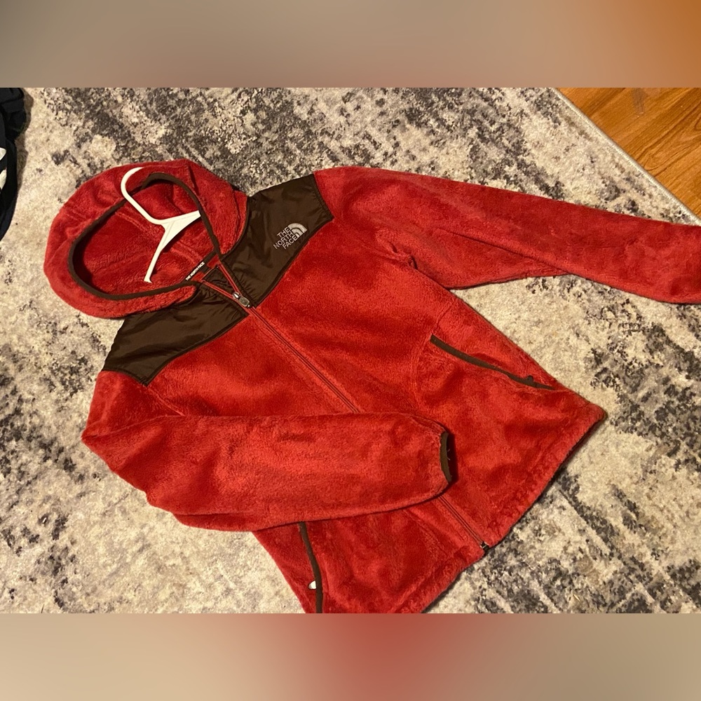 Hot pink north face size medium
